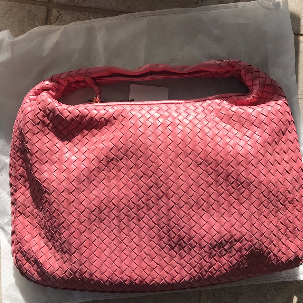 Pink Bottega Veneta Intercacio hobo